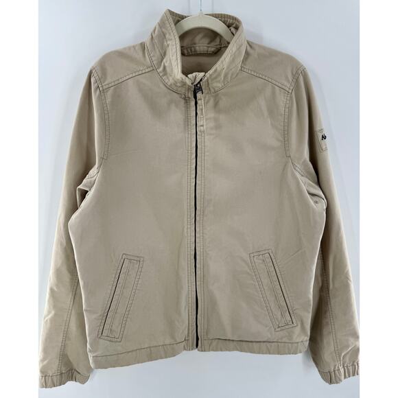 Abercrombie & Fitch Men's Beige Cotton Canvas Hamilton Jacket 90s Retro XL Y2K - Picture 3 of 10